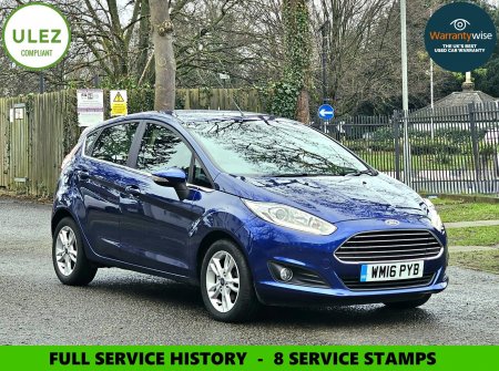 FORD FIESTA 1.0T EcoBoost Zetec Euro 6 (s/s) 5dr